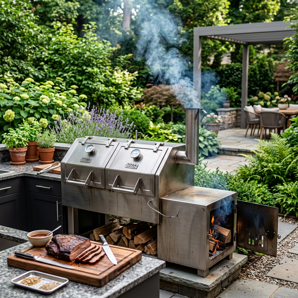 Barbecue professionale smoker di lusso